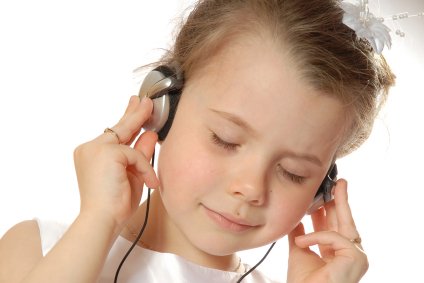 Girl listening to ipod